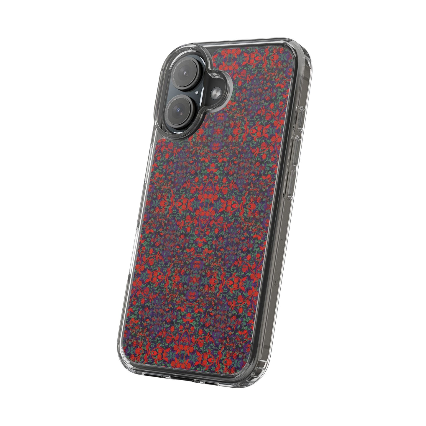 iPhone 16 Clear Case – Hidden Weave Series No.25