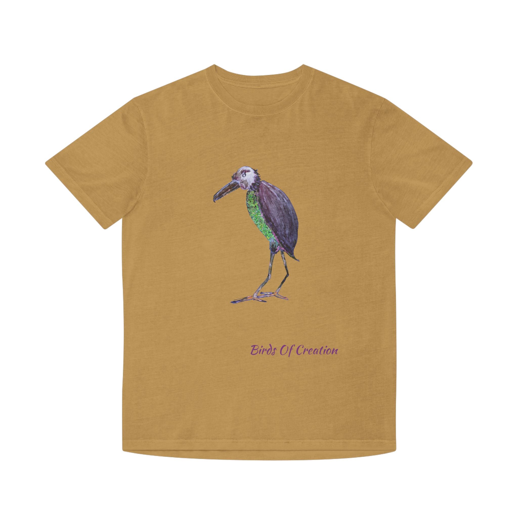 Unisex Faded Shirt - Birds Of Creation No.2