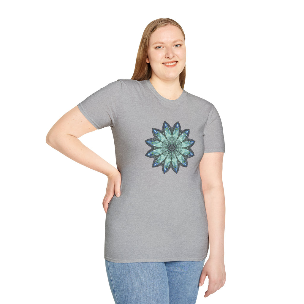 Unisex Softstyle T-Shirt - Love Light Mandalas No.20