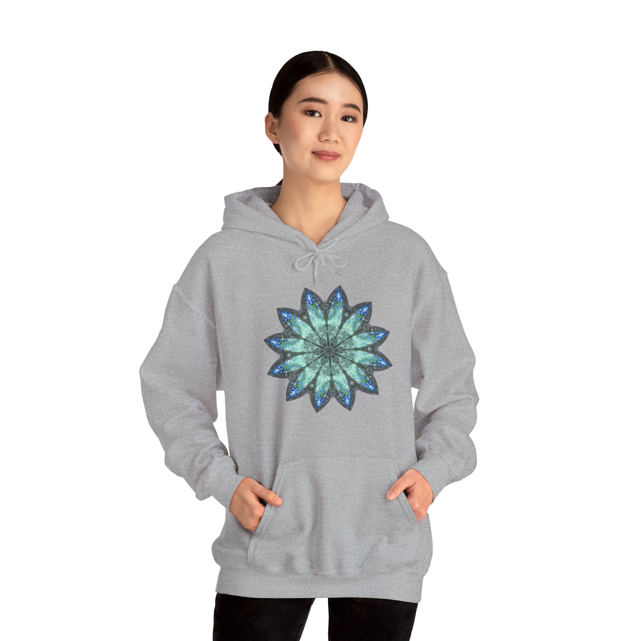 Unisex Heavy Blend™ Hooded Sweatshirt - Love Light Mandalas No.20