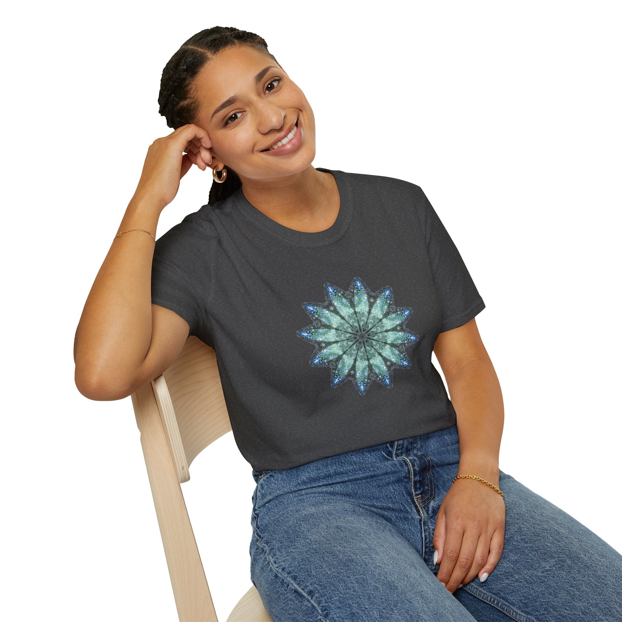 Unisex Softstyle T-Shirt - Love Light Mandalas No.20