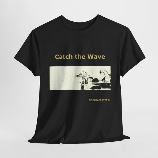 Unisex Heavy Cotton Tee - Catch the Wave