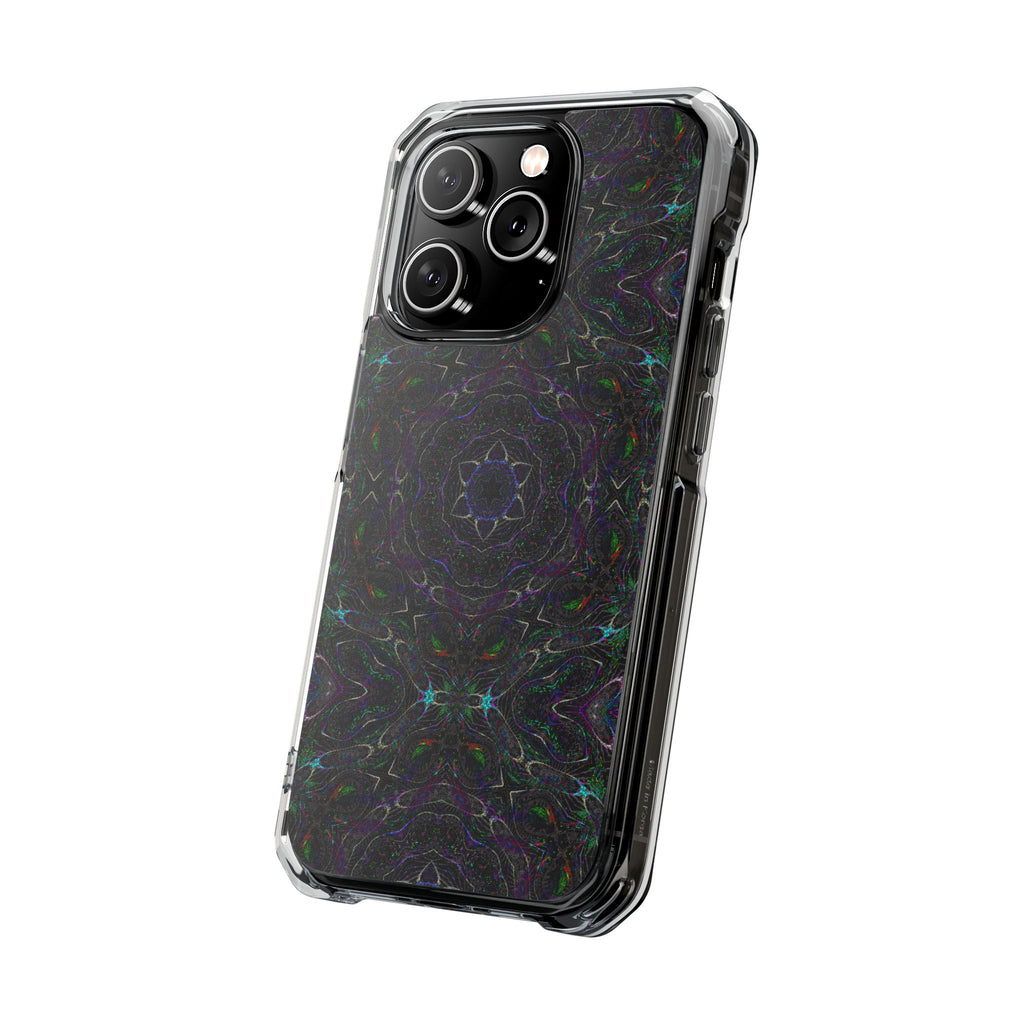 iPhone 14 Magnetic Clear Impact Case - P5 Kaleidoscopic No.32