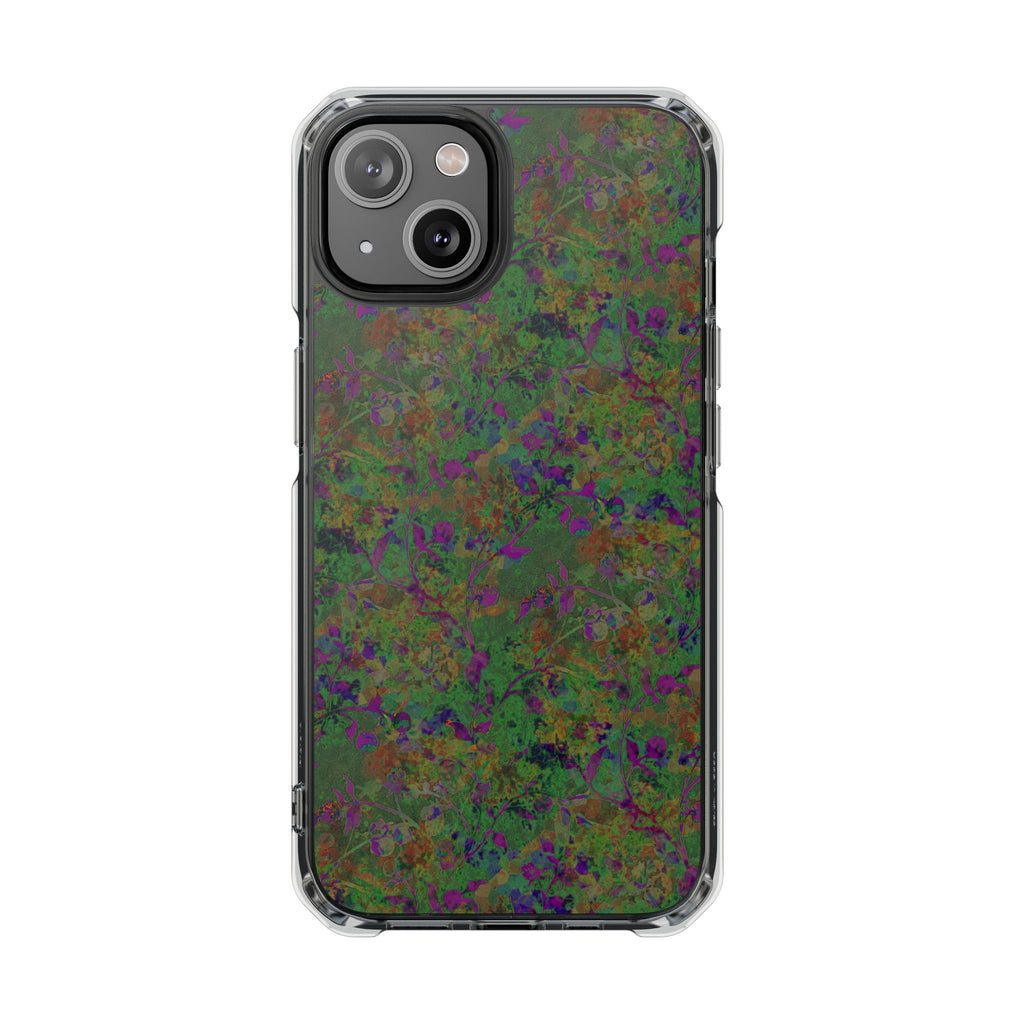 iPhone 14 Magnetic Clear Impact Case - Hidden Weave Series V3 No.24