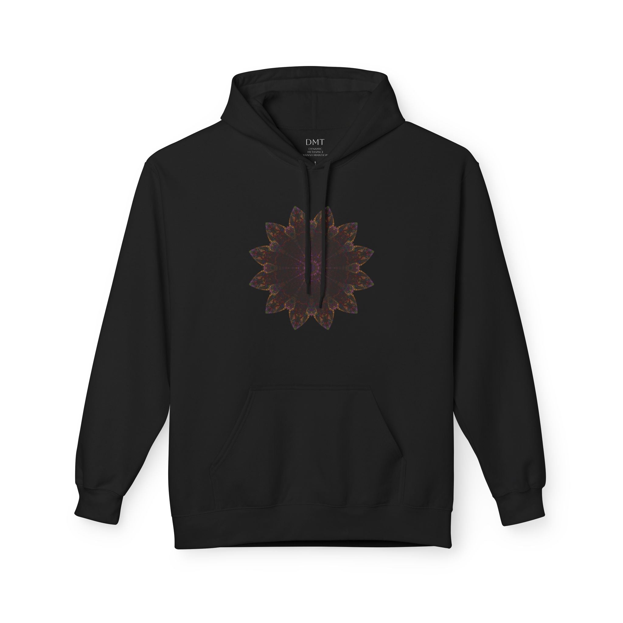 Unisex Midweight Softstyle Fleece Hoodie - Love Light Mandalas No.12