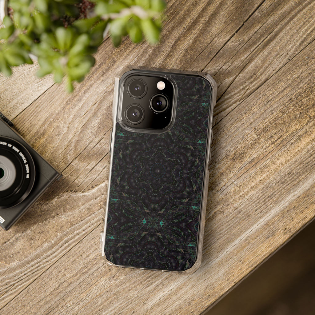 iPhone 14 Magnetic Clear Impact Case - P5 Kaleidoscopic No.31