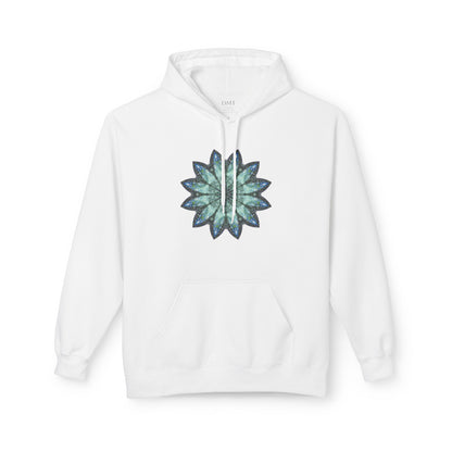 Unisex Midweight Softstyle Fleece Hoodie - Love Light Mandalas No.20