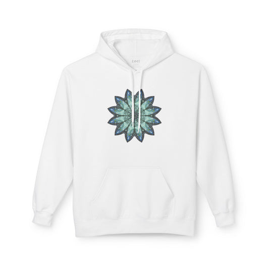 Unisex Midweight Softstyle Fleece Hoodie - Love Light Mandalas No.20