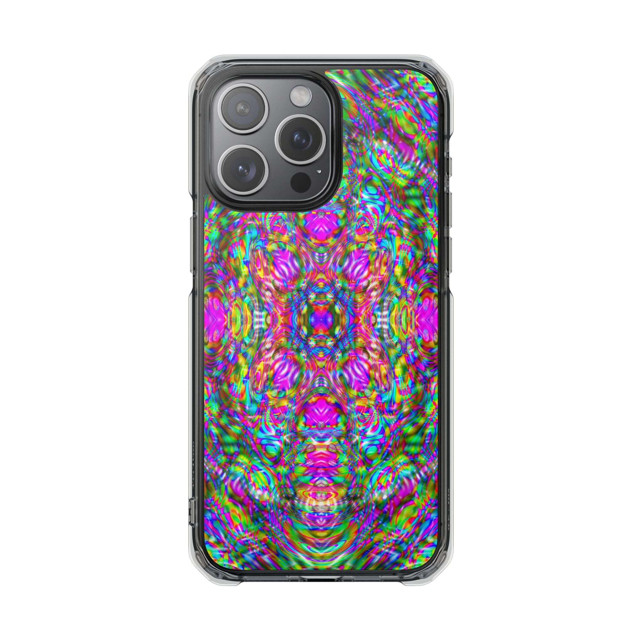 iPhone 15 Magnetic Clear Impact Case - DMT Scribe Tiles No.4