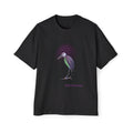 Men's Heavy Oversized Tee - Birds Of Creation No.2b