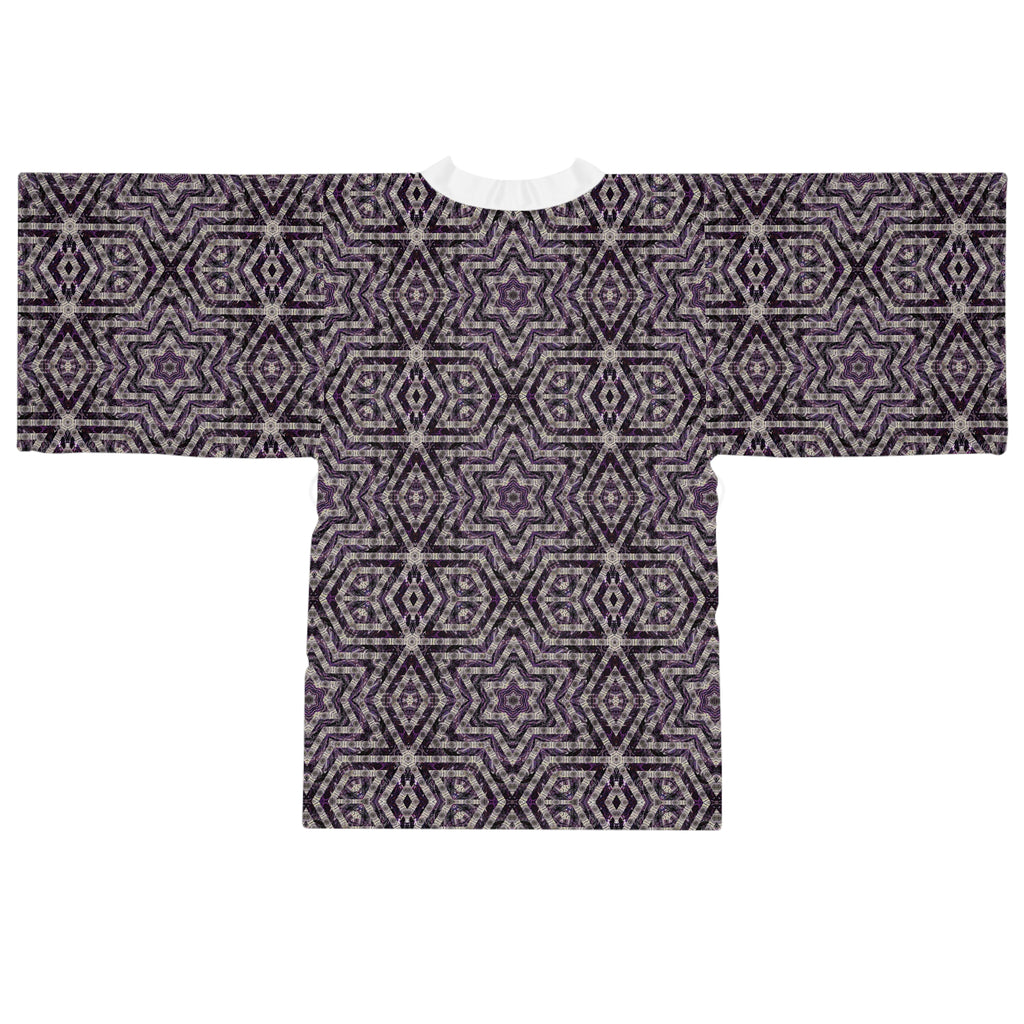 Long Sleeve Kimono Robe - P5 Kaleidoscopic No.24