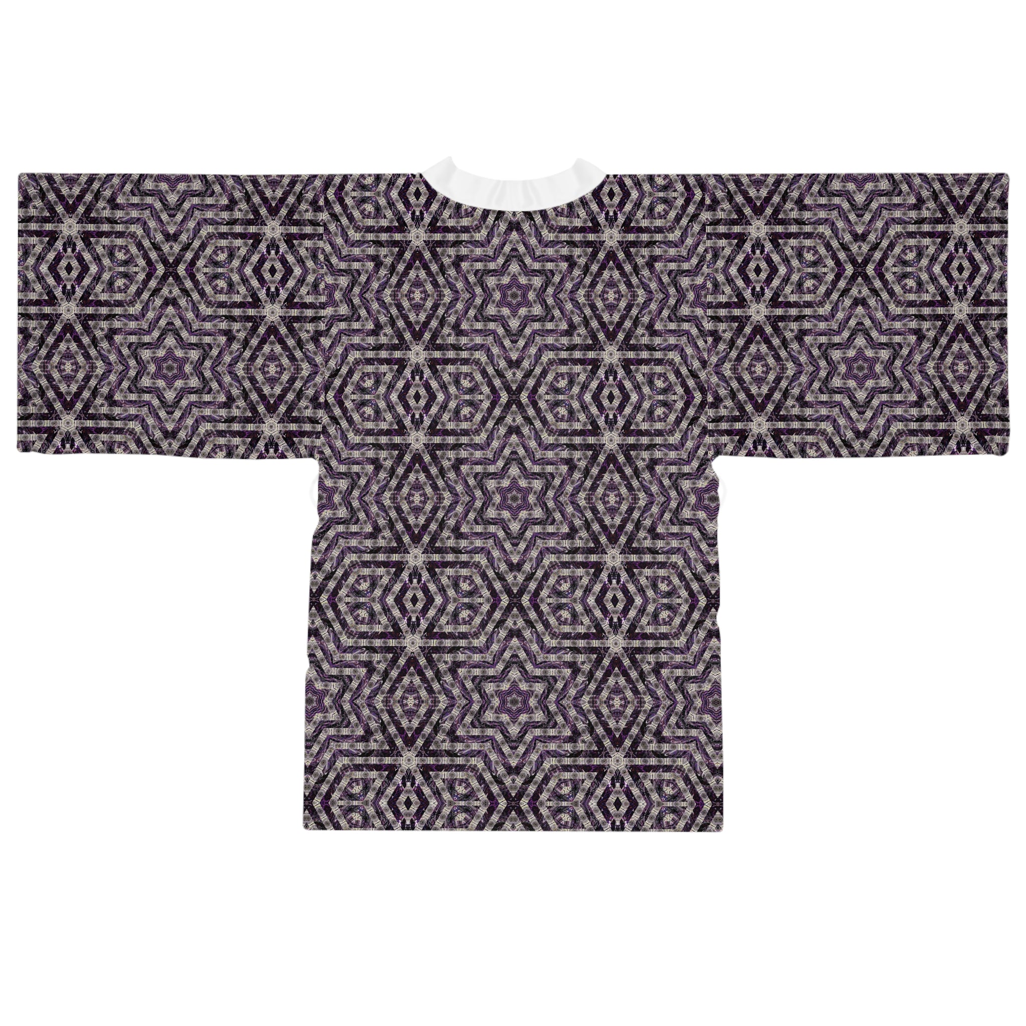 Long Sleeve Kimono Robe - P5 Kaleidoscopic No.24
