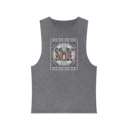 Unisex Stonewash Tank Top - DMT Scribe No.4