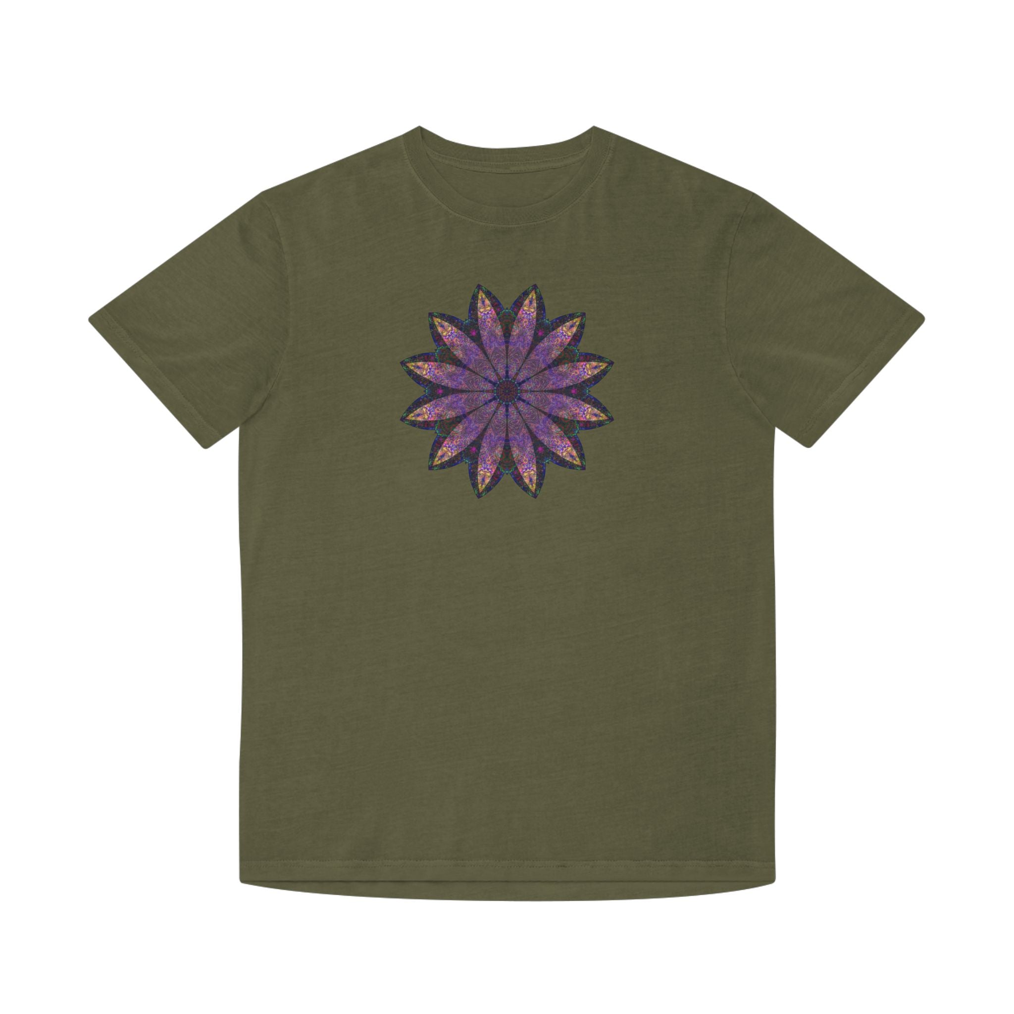Unisex Faded Shirt - Love Light Mandalas No.24