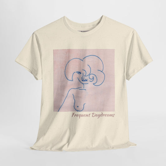 Unisex Heavy Cotton Tee - Frequent Daydreams Sketch No.45