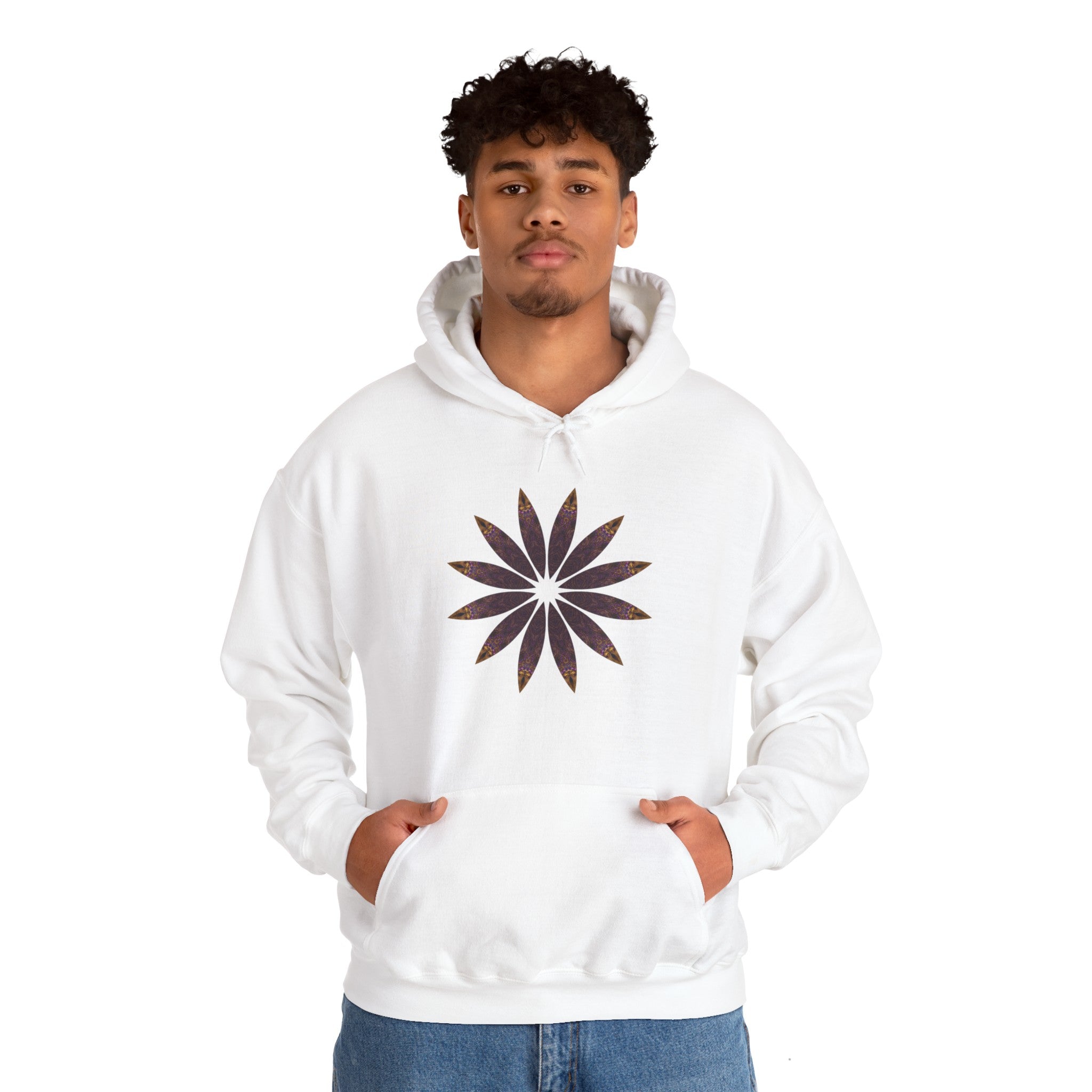 Unisex Heavy Blend™ Hooded Sweatshirt - Love Light Mandalas No.2