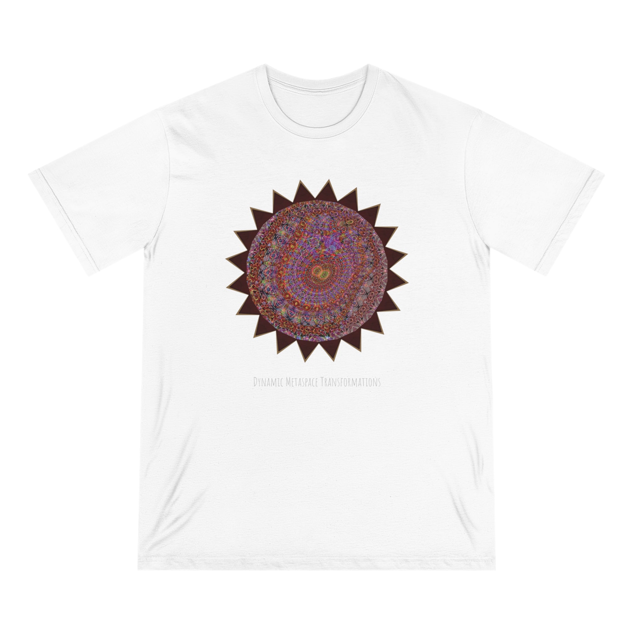 Organic Staple T-shirt - Mycelium Mandalas No.M18K4