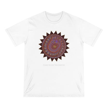 Organic Staple T-shirt - Mycelium Mandalas No.M18K4