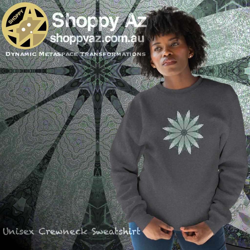 Unisex Crewneck Sweatshirt - Love Light Mandalas No.22