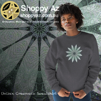 Unisex Crewneck Sweatshirt - Love Light Mandalas No.22