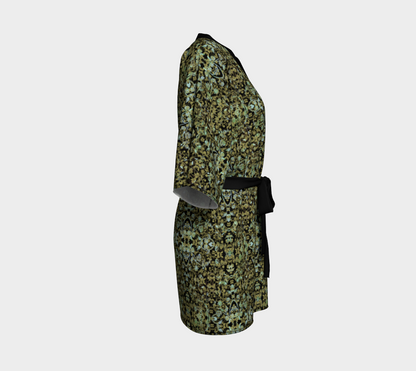 Silk Kimono Robe - Hidden Weave No.4