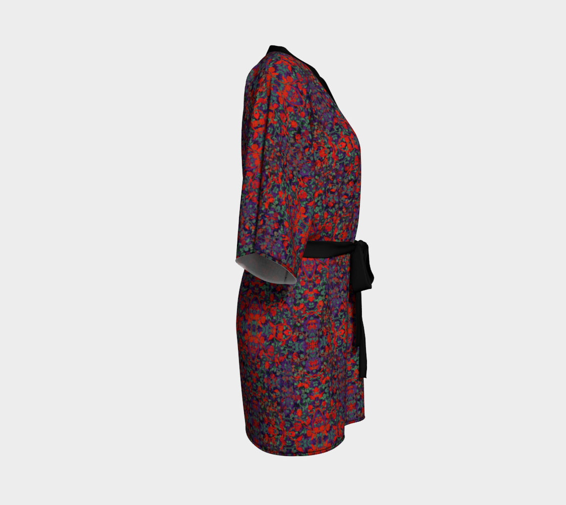 Silk Kimono Robe - Hidden Weave No.25