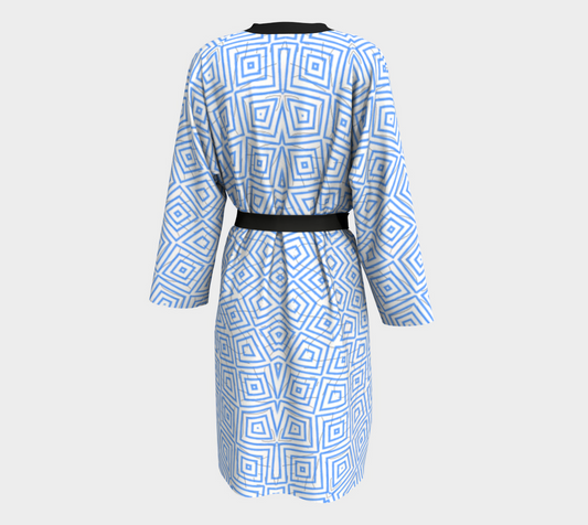 Silk Peignoir - Negligence Series No.1 Blue