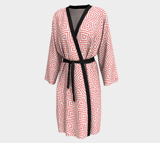 Silk Peignoir - Negligence Series No.1 Red