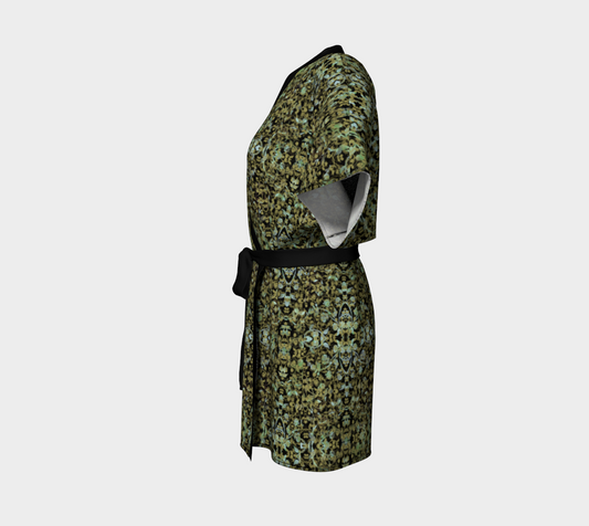 Silk Kimono Robe - Hidden Weave No.4