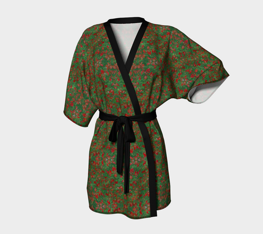 Silk Kimono Robe - Hidden Weave No.28