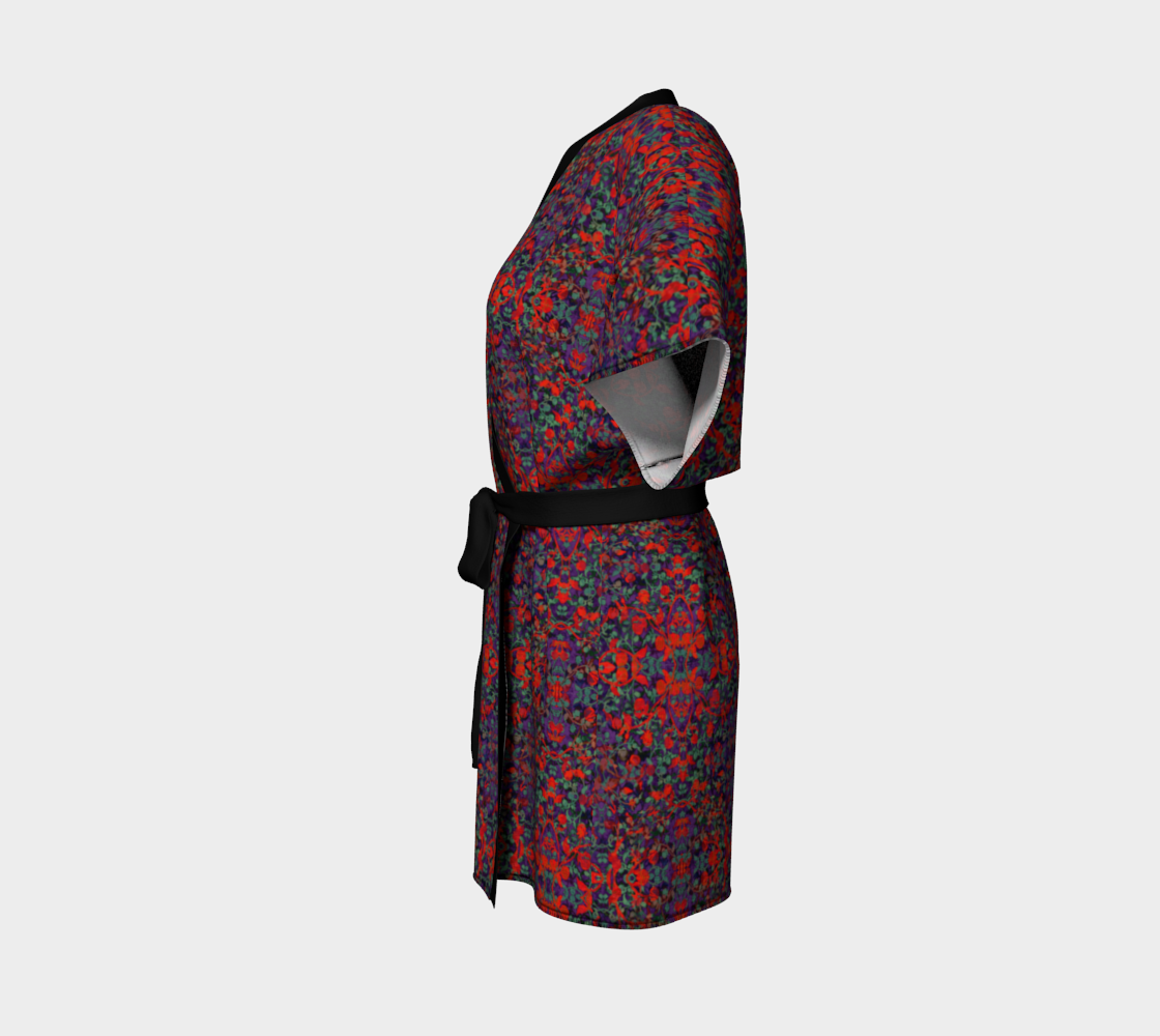 Silk Kimono Robe - Hidden Weave No.25