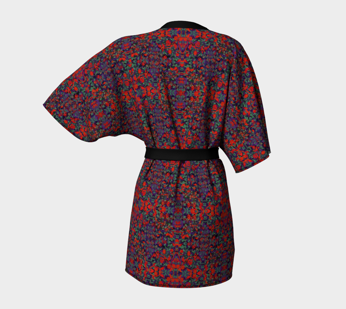 Silk Kimono Robe - Hidden Weave No.25